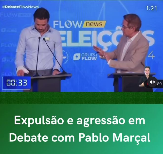 Expulsão e agressão em debate com Pablo Marçal