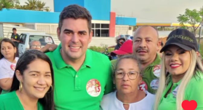 Aninha Siqueira atraí multidão em carreata e mostra força para reeleição em São Gonçalo do Amarante