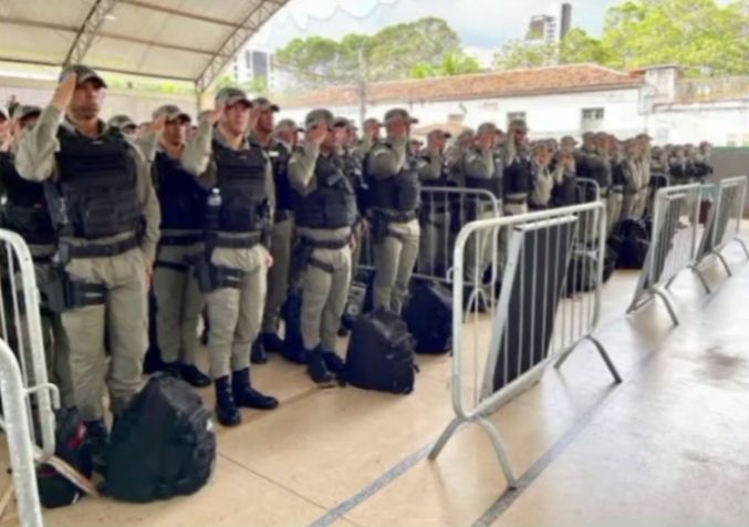 2500 policias militares reforçam segurança em cidades dos RN para as eleições