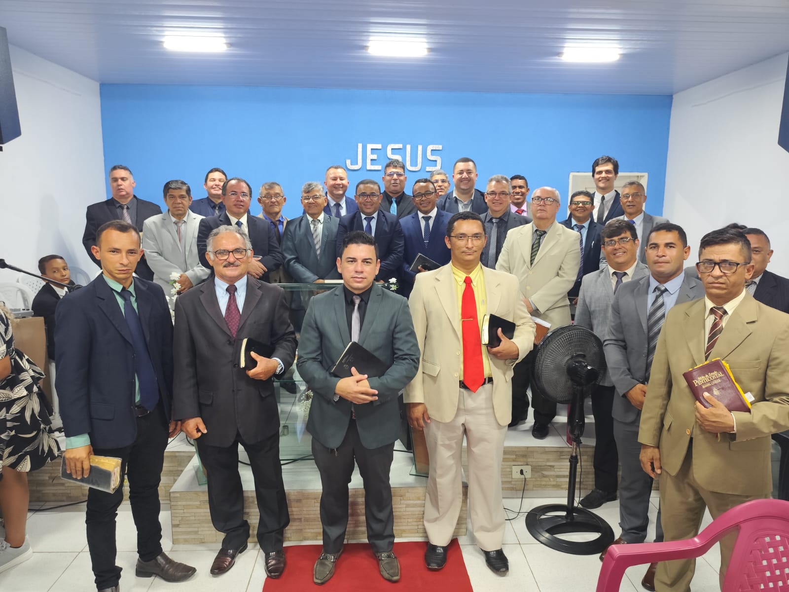 Diomedes Neto prestigia posse do pastor Avelino na comunidade de Capela, em Ceará-Mirim