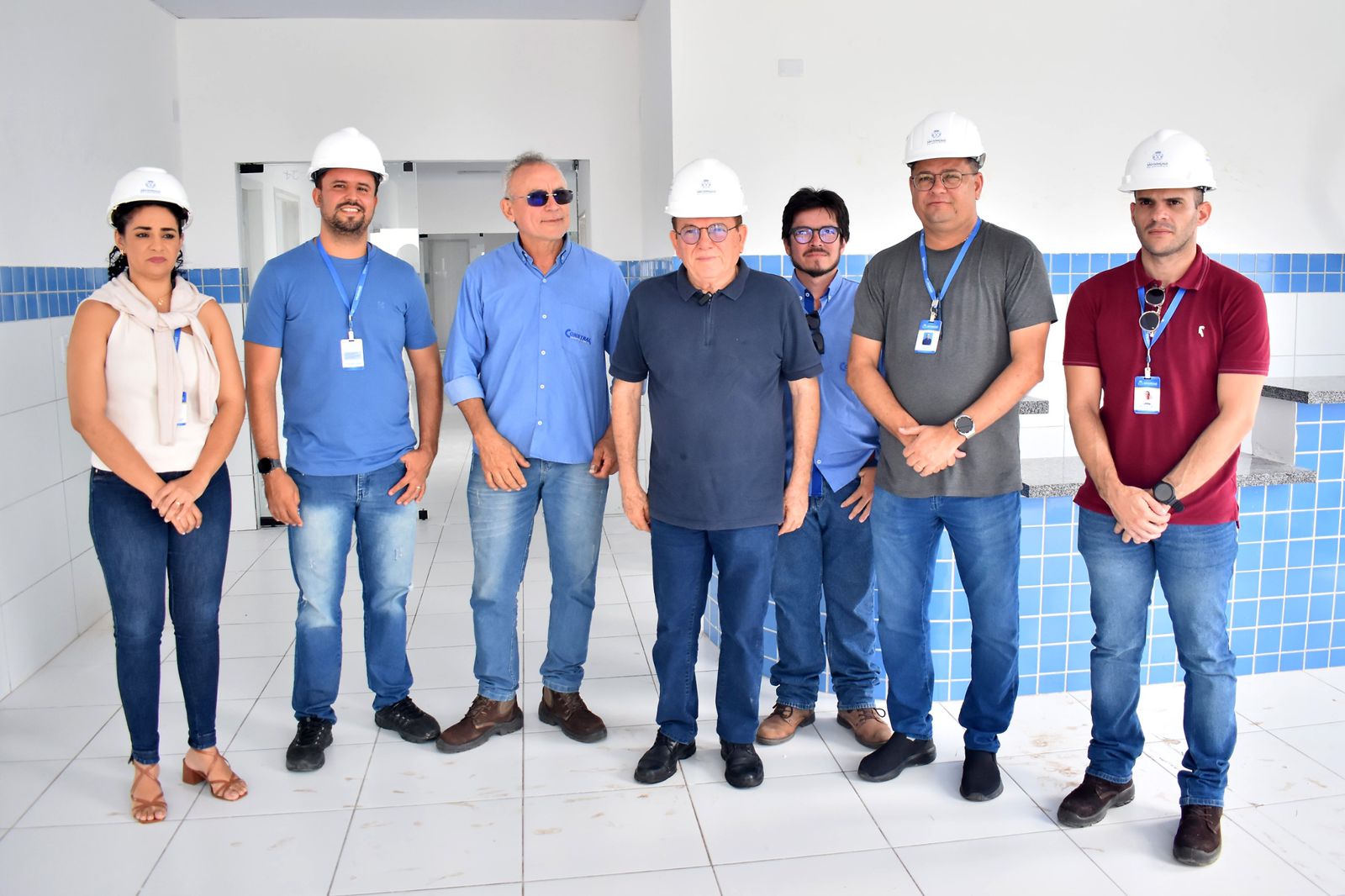 Prefeito Jaime Calado realiza visita técnica às obras do CEO em Regomoleiro