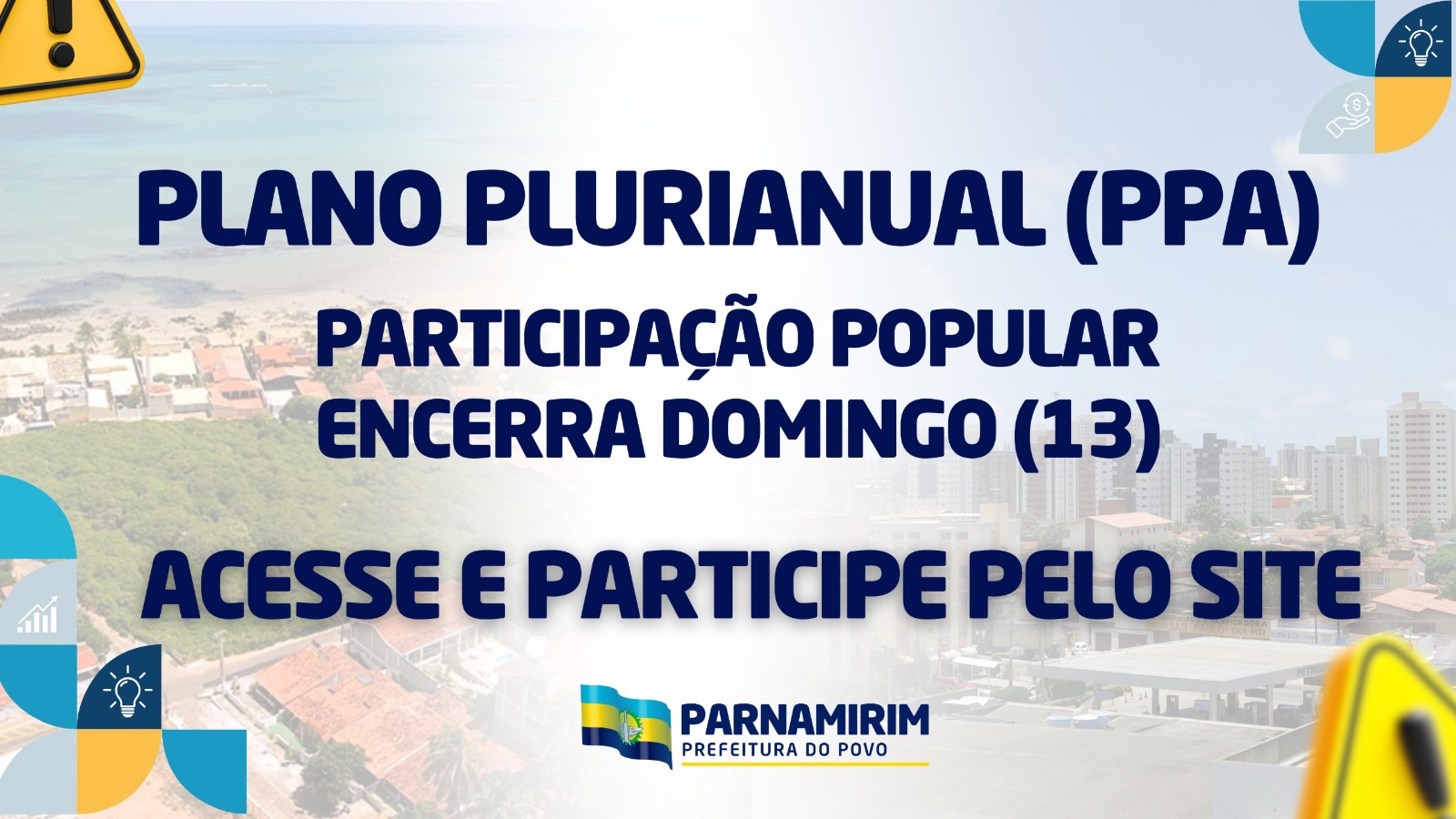 Participação popular online no PPA segue até domingo (13)