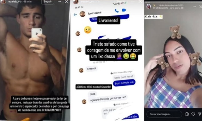 Mulher trans expõe mais uma face do agressor Igor Cabral
