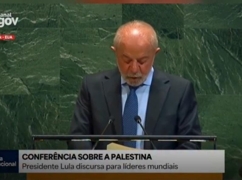 Lula defende criação do estado da Palestina na ONU