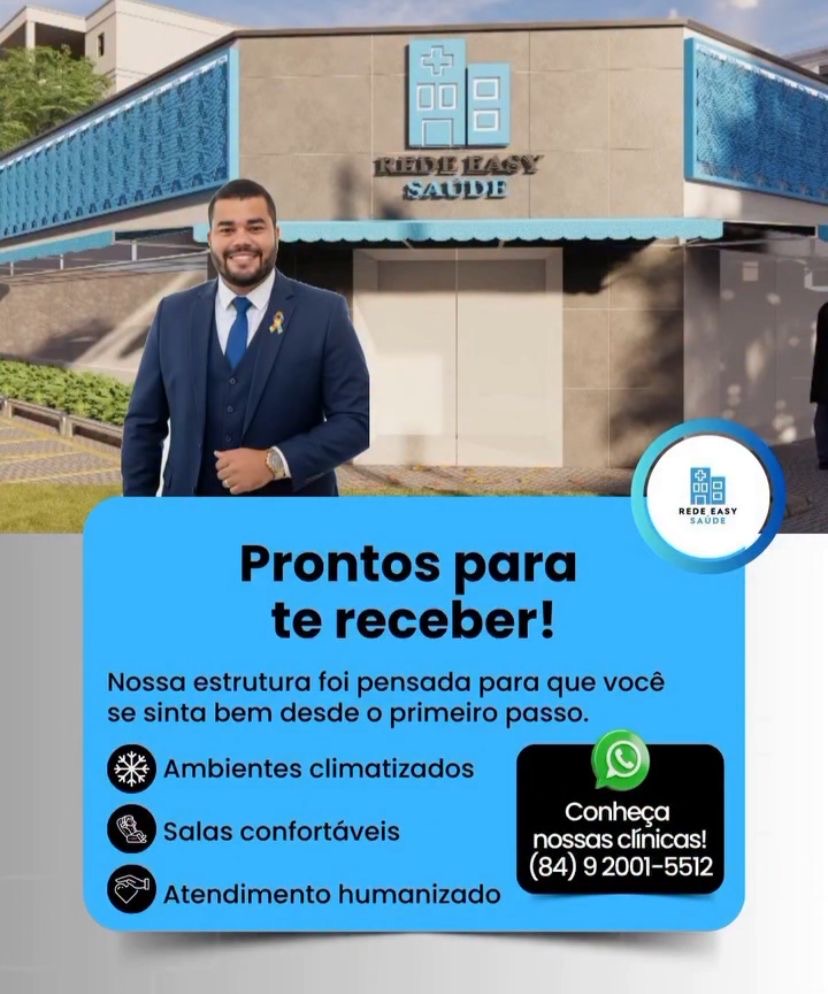 A Rede Easy Saúde está pronta para cuidar de você e da sua família!