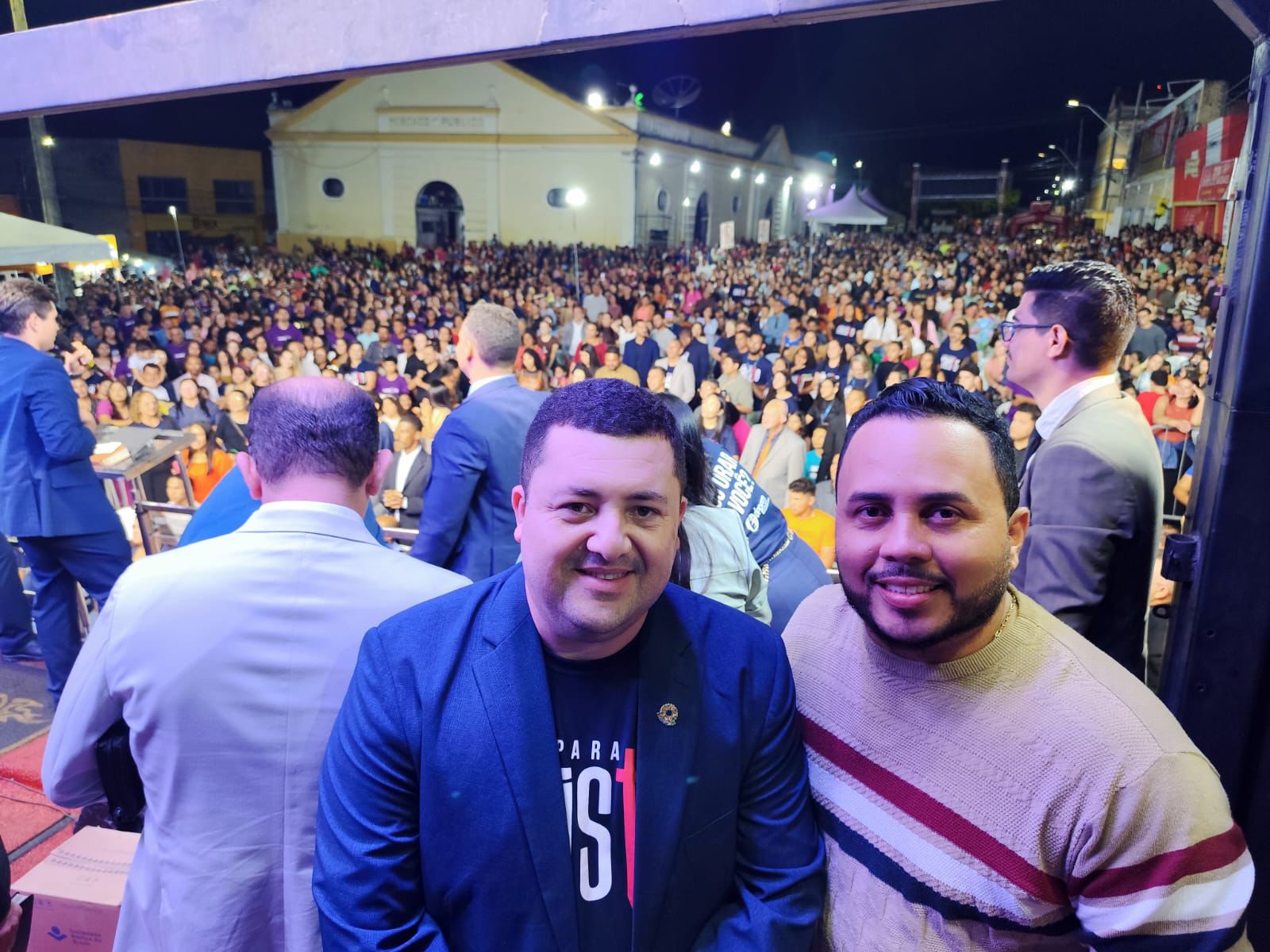 Cruzada Ceará-Mirim para Cristo reúne multidão e marca noite de fé e salvação