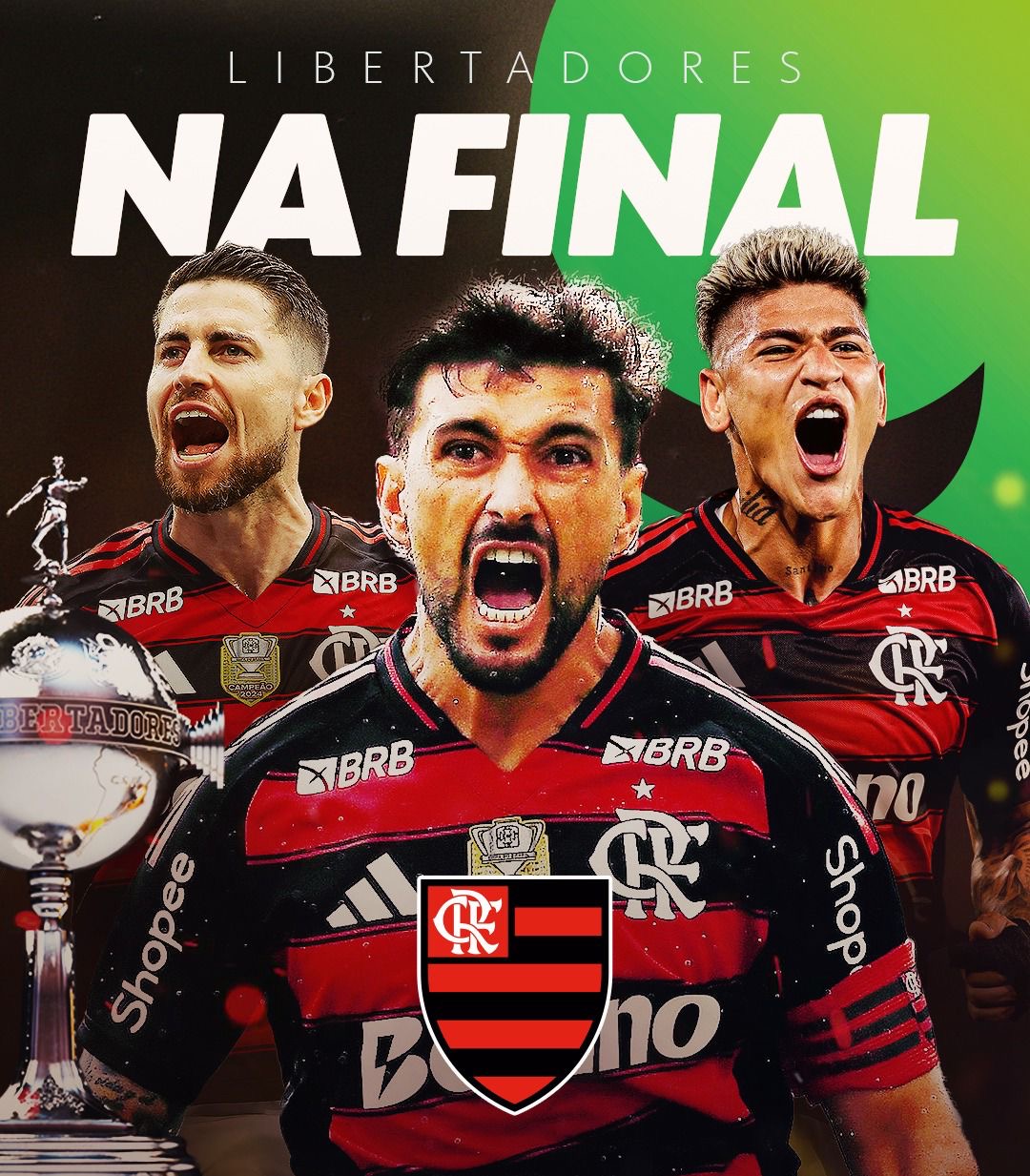 Flamengo finalista da libertadores