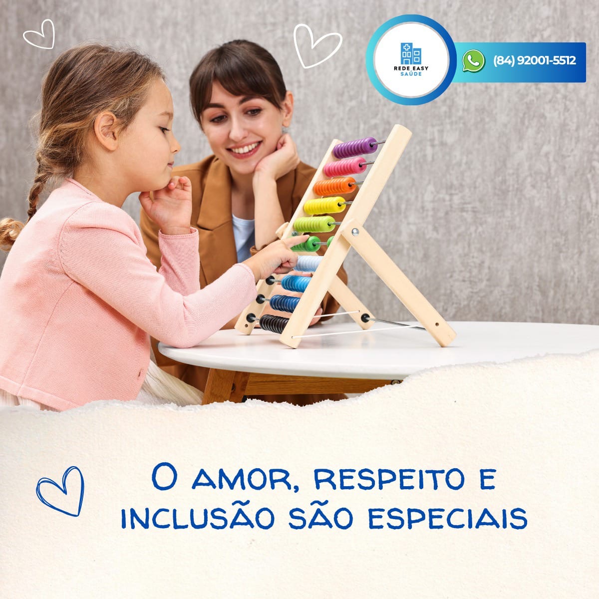 Amor, Respeito e Inclusão na Rede Easy Saúde