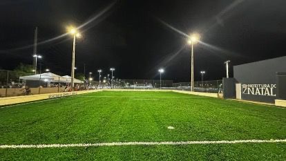 Natal inaugura primeira arena pública de futebol society