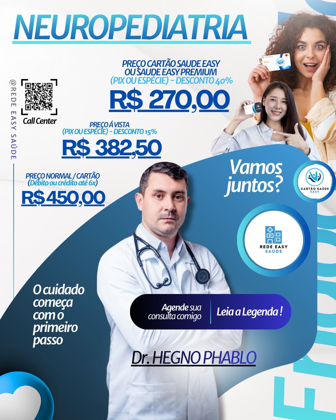 Na Rede Easy, o cuidado começa desde cedo