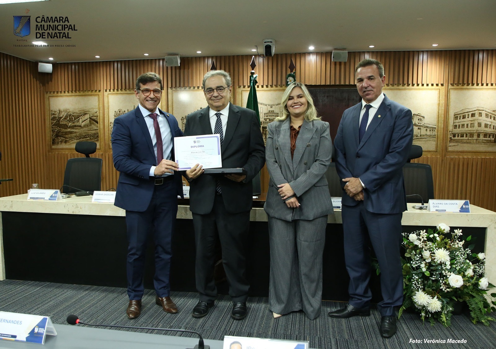 CMN celebra 40 anos da ABIH-RN com homenagens a incentivadores do turismo
