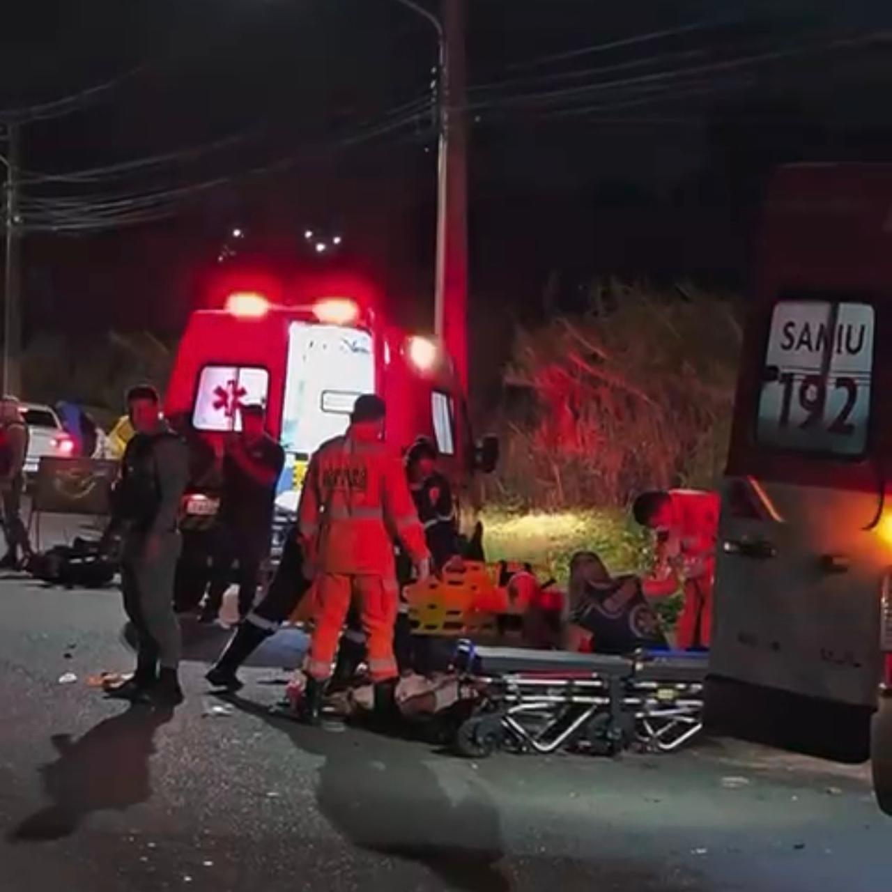 Grave acidente na RN 160