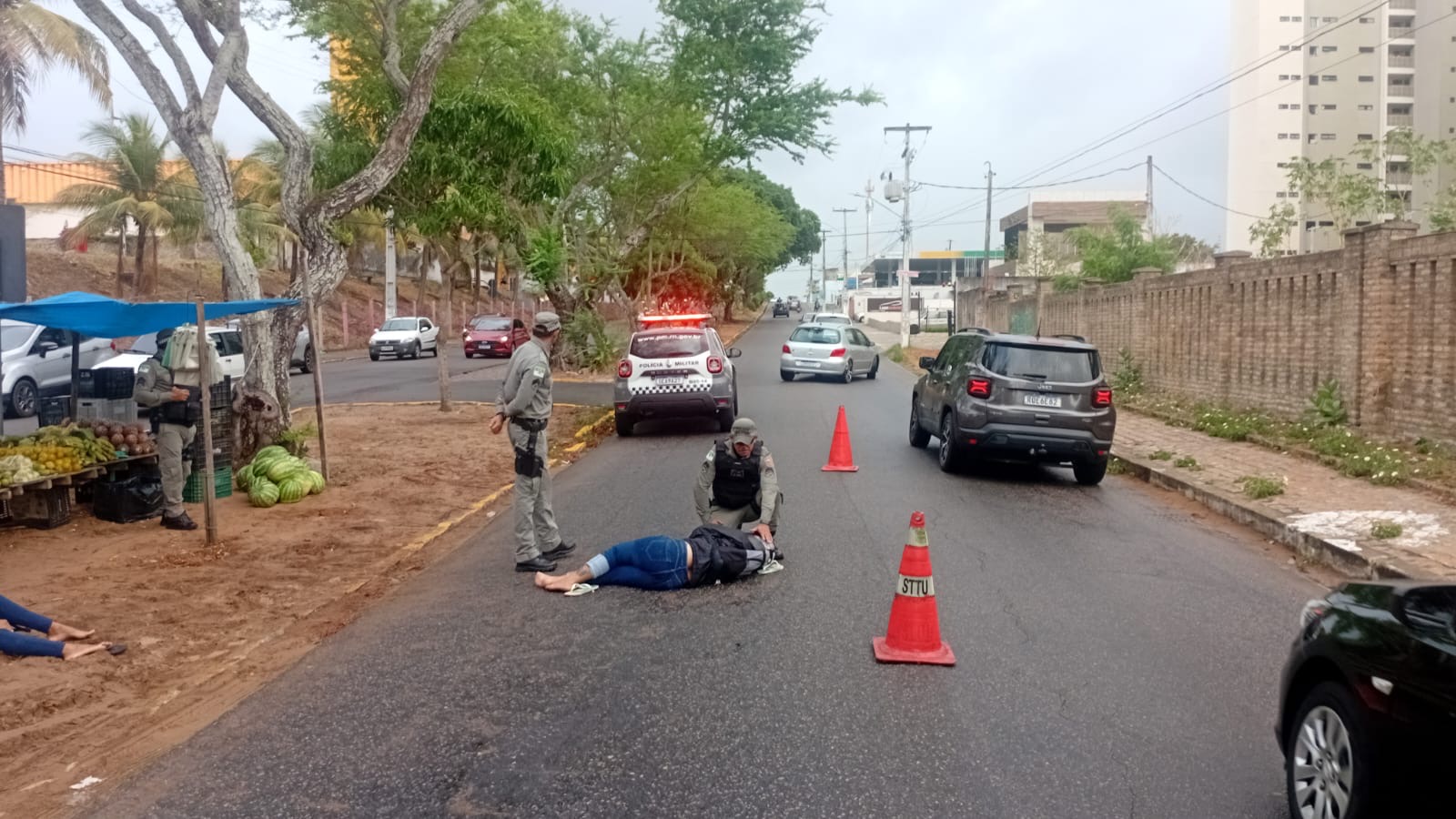 Acidente agora na Av das Alagoas