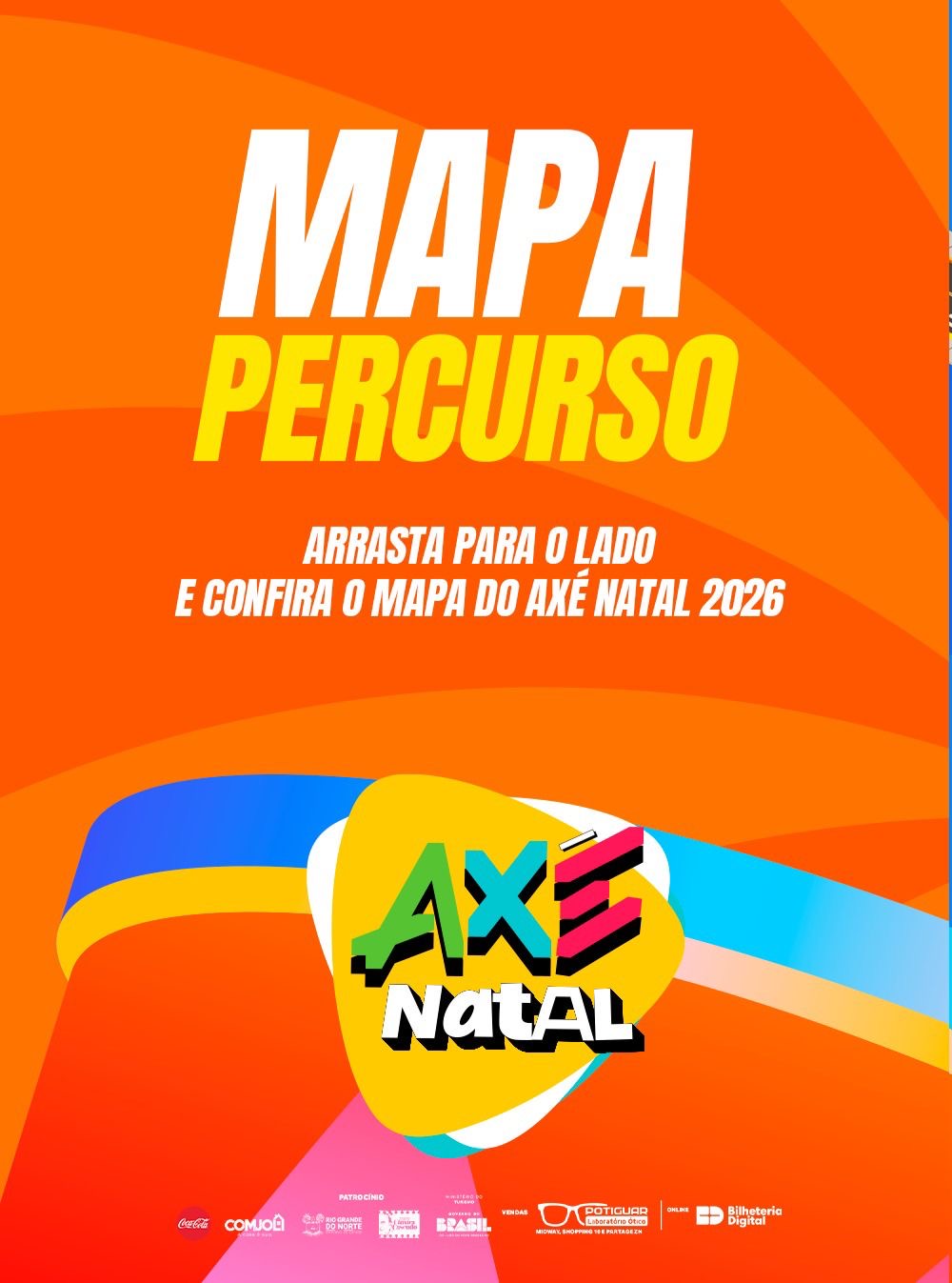 O mapa oficial do Axé Natal 2026 já está no ar!