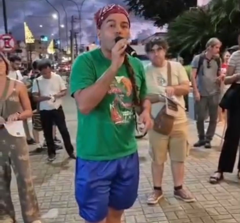 Protesto no Midway repercute após manifestante defender boicote a marcas americanas