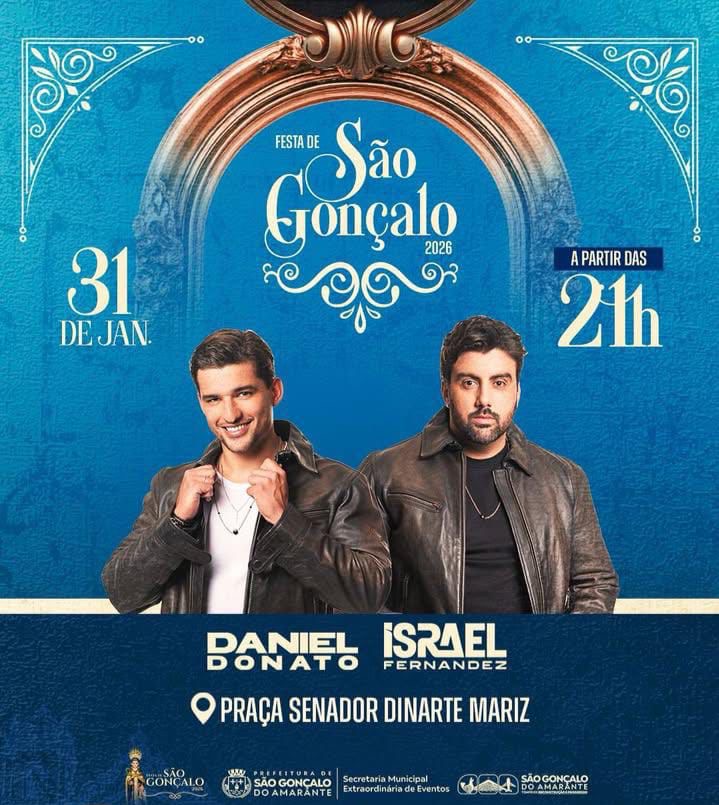 Festa de São Gonçalo 2026 tem atrações confirmadas