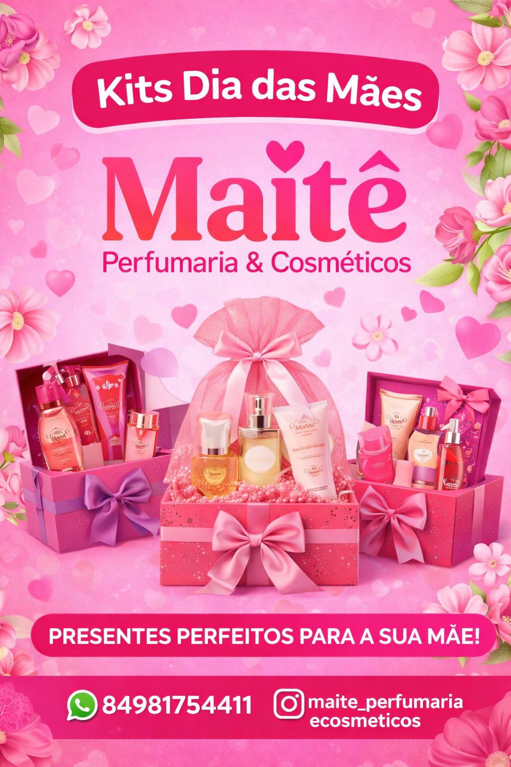 maitê perfumaria lança kits especiais para o dia das mães