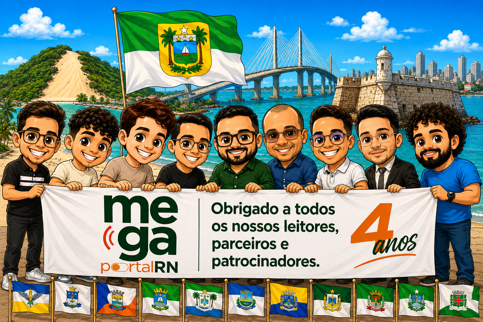 Mega Portal RN completa 4 anos