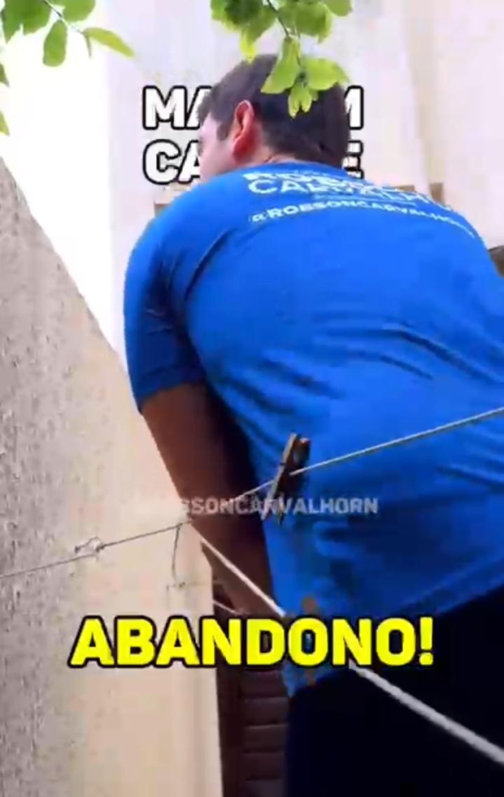 Robson Carvalho resgata animal em situação grave de abandono em Natal
