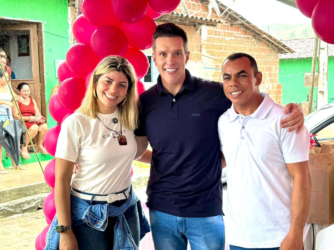 Erijo Jácome participa de comemoração do Dia das Mães em Baía Formosa ao lado dos vereadores Tiago e Ceiça