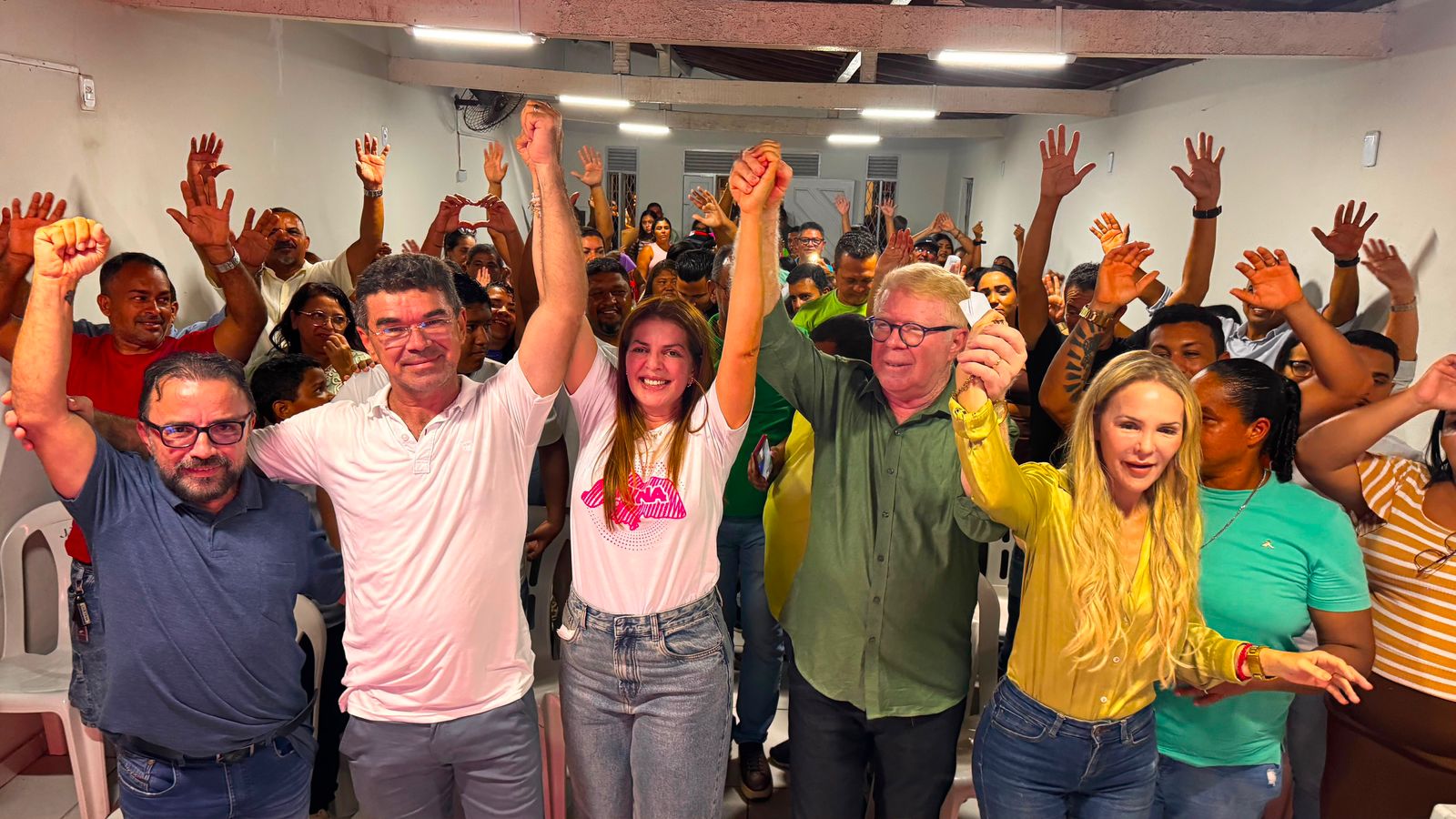 Vereador Eribaldo Medeiros reúne grupo político nas rocas e declara apoio à pré-candidatura de Nina Souza