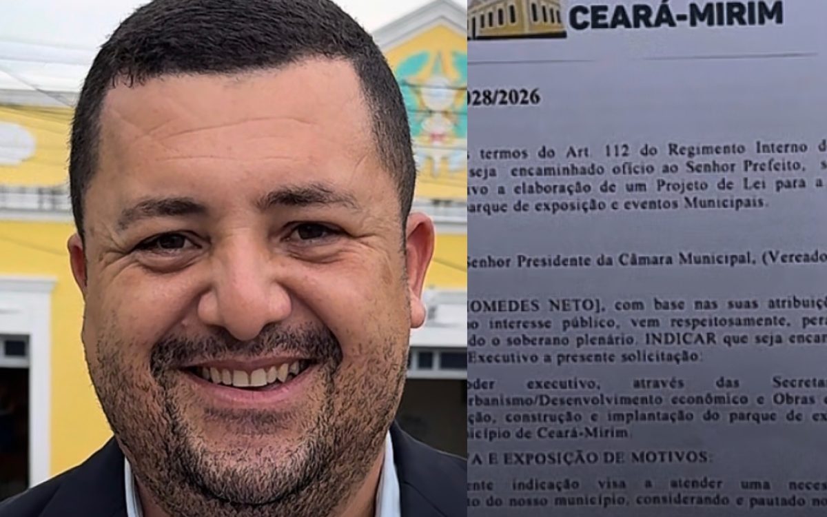 Diomedes Neto tem Indicação aprovada, que propõe criação do Parque Municipal de Exposição e Eventos em Ceará-Mirim