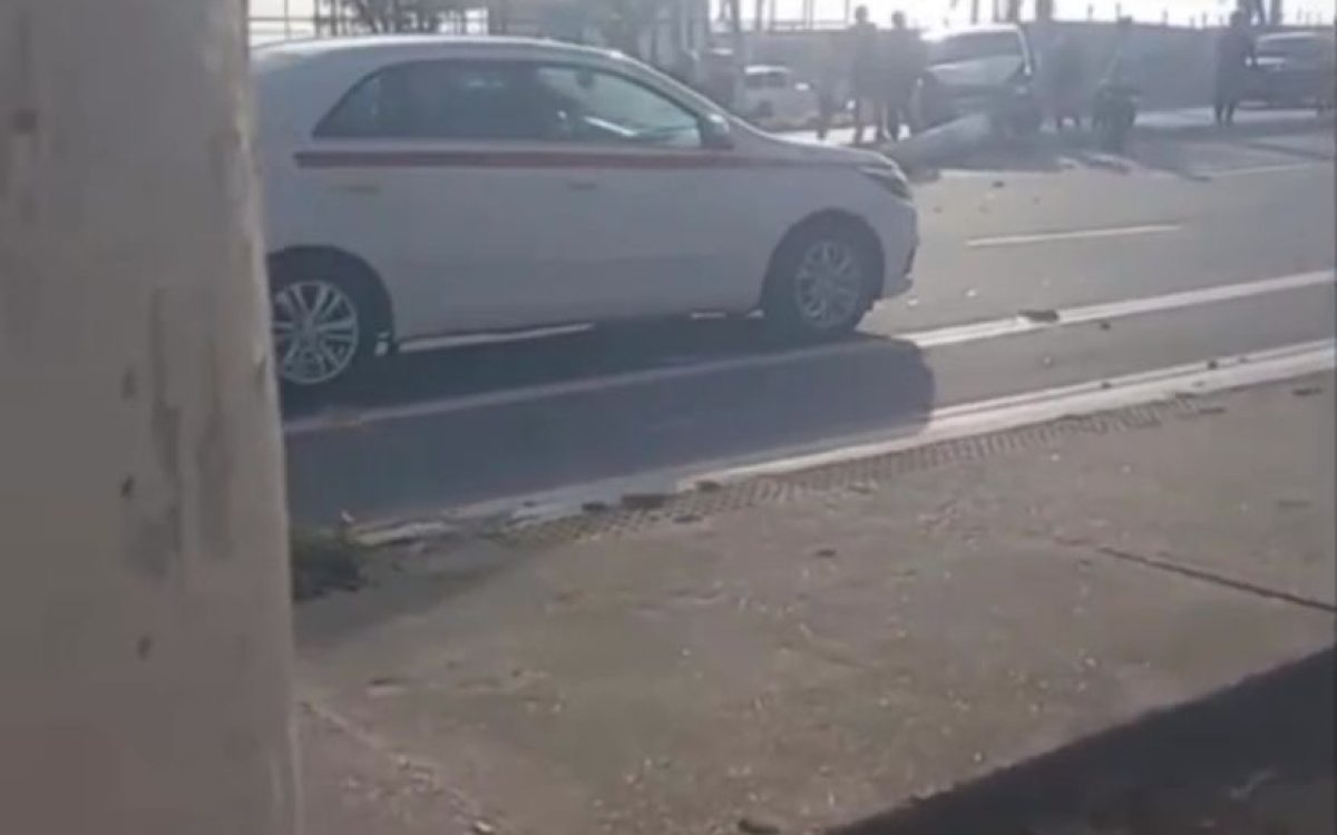 Acidente na Praia do Meio