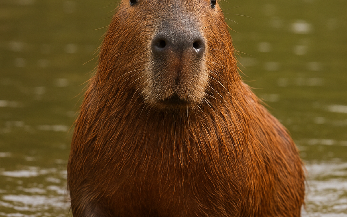 Capivara é flagrada no RN