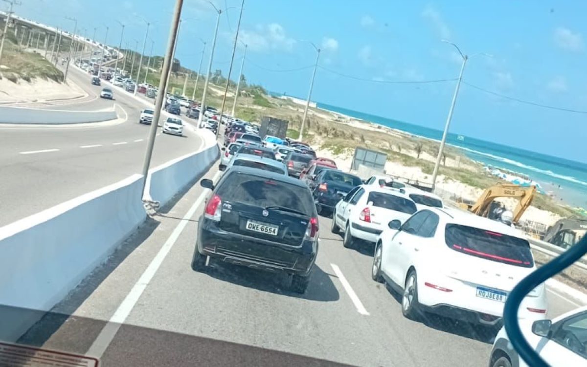 Atenção! Acesso a Zona Norte pela ponte nova está congestionado