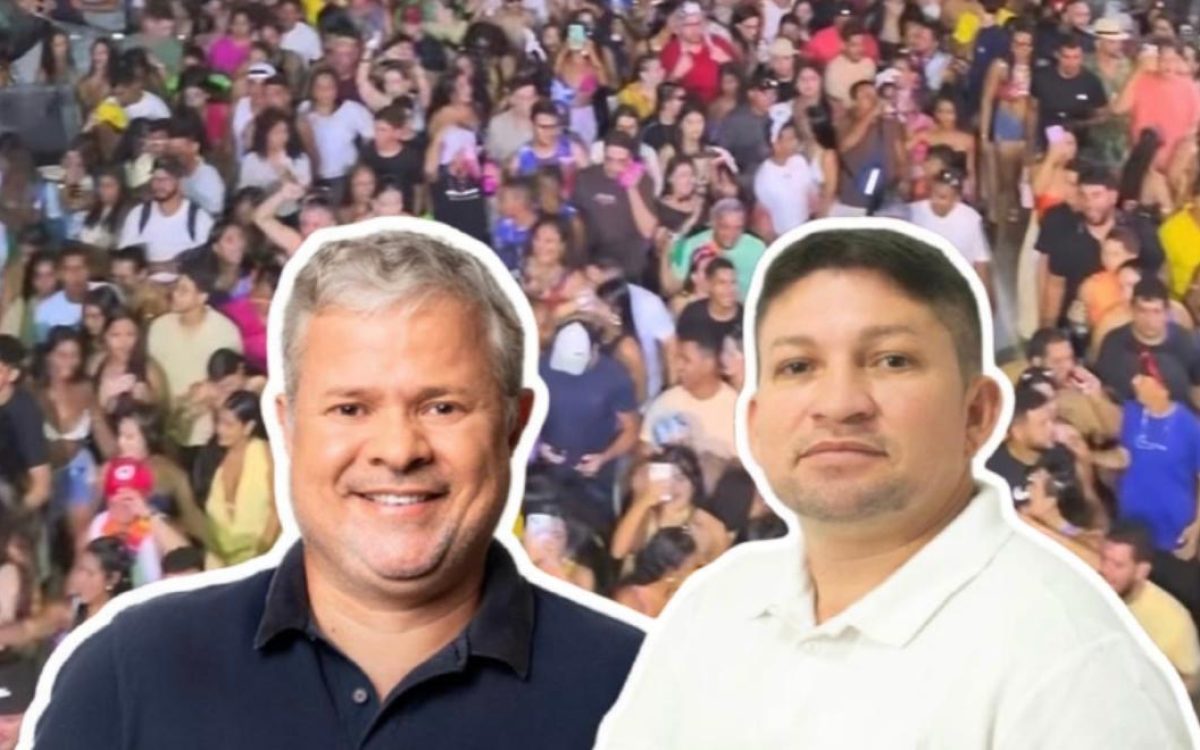 Júlio Cesar e Professor Rener curtem Carnaval em Muriú