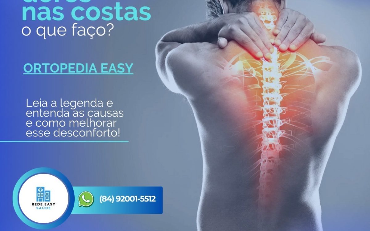 Rede Easy Saude: Dor nas costas exige atenção médica