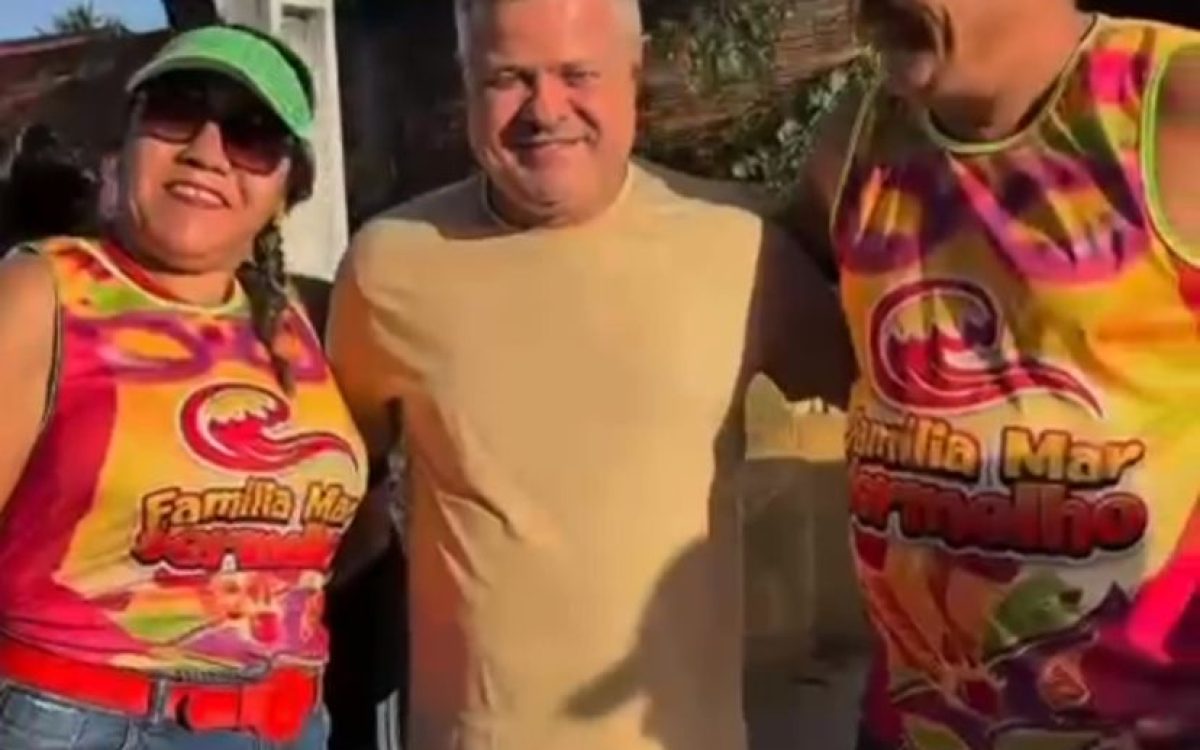 Júlio César, Ex-Prefeito de Ceará-Mirim, foi recebido com festa no Carnaval de Maxaranguape