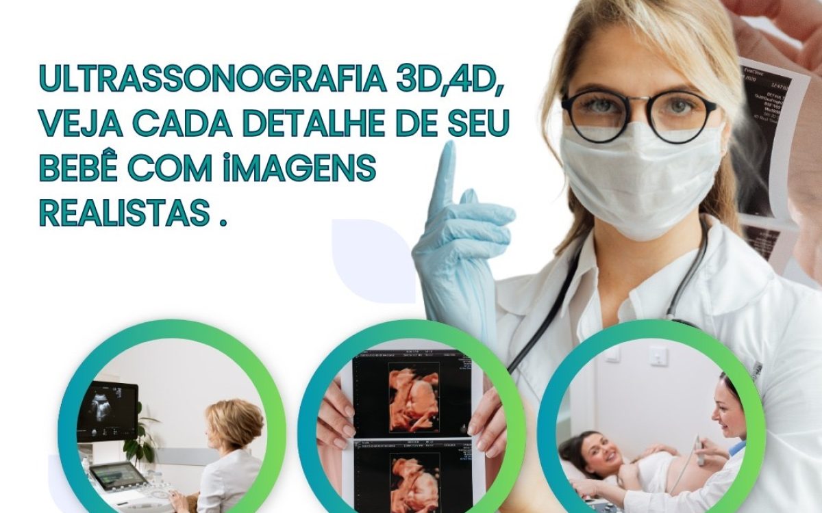 Nossa clínica popular: viva a emoção de conhecer seu bebê em 3D!