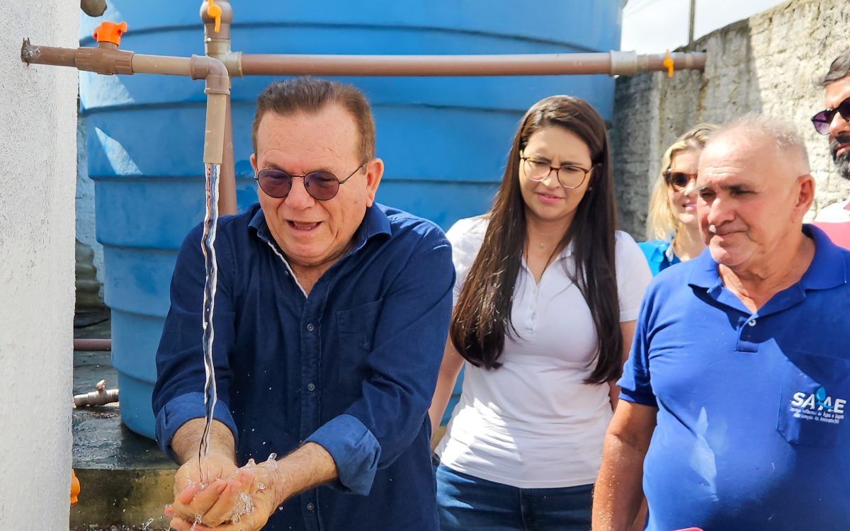 Prefeito Jaime Calado anuncia volta do abastecimento de água na Zona Rural de São Gonçalo após meses sem água