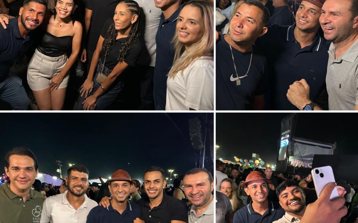 Allyson Bezerra é abraçado pelo povo durante vaquejada em Macaíba