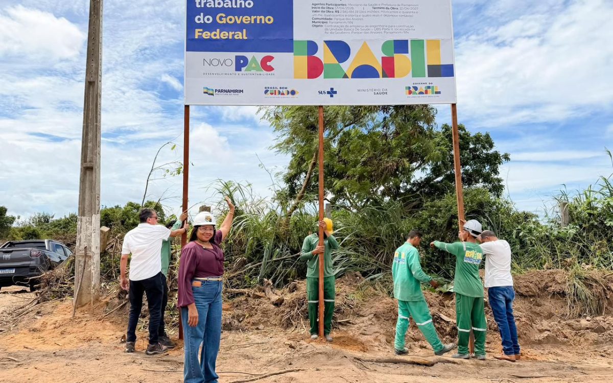 Parnamirim avança e comunidade celebra construção de UBS no parque das árvores