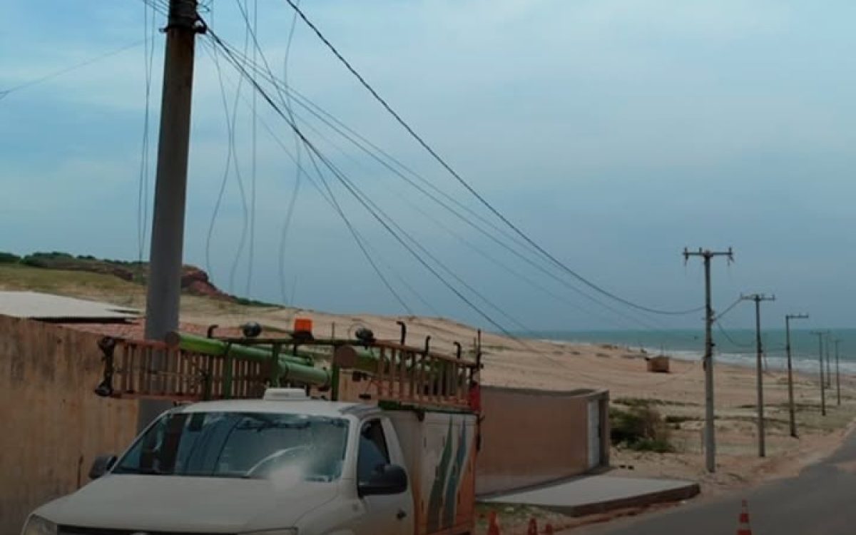 Criminosos furtam 2 quilômetros de cabos e deixam mais de 400 casas sem energia no RN