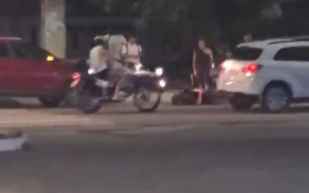 Acidente em cruzamento deixa motoqueiro ferido em Natal