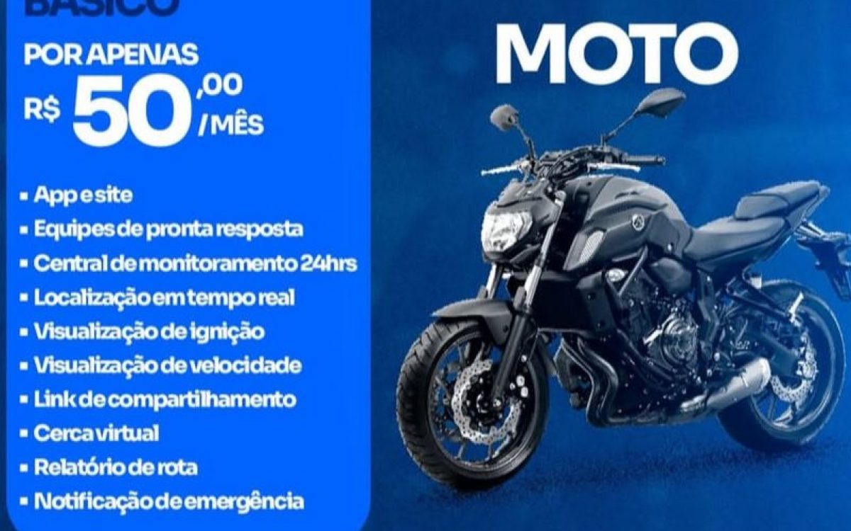 Mais segurança para motos por apenas R$ 50 na Innova Rastreamento
