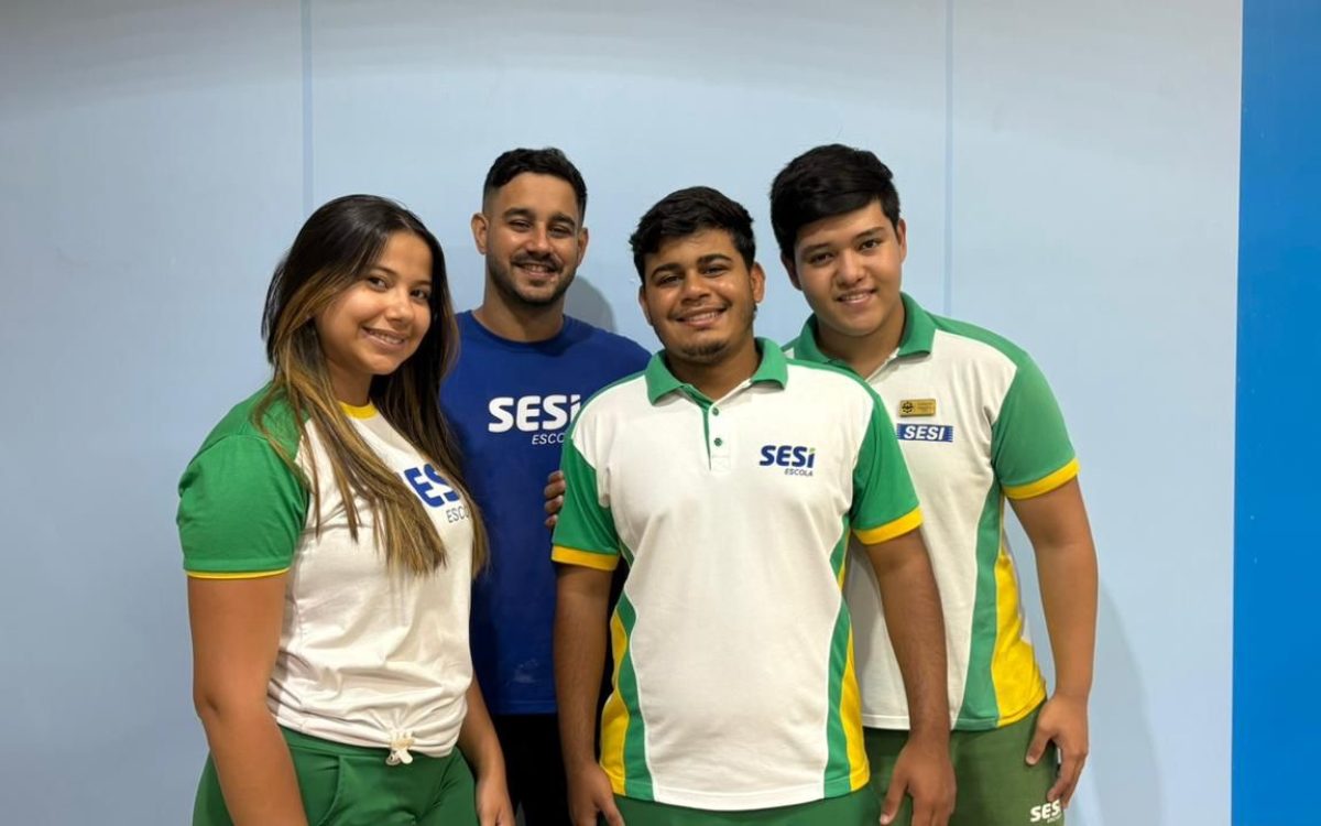 Alunos do SESI São Gonçalo vão à maior feira científica da América do Sul