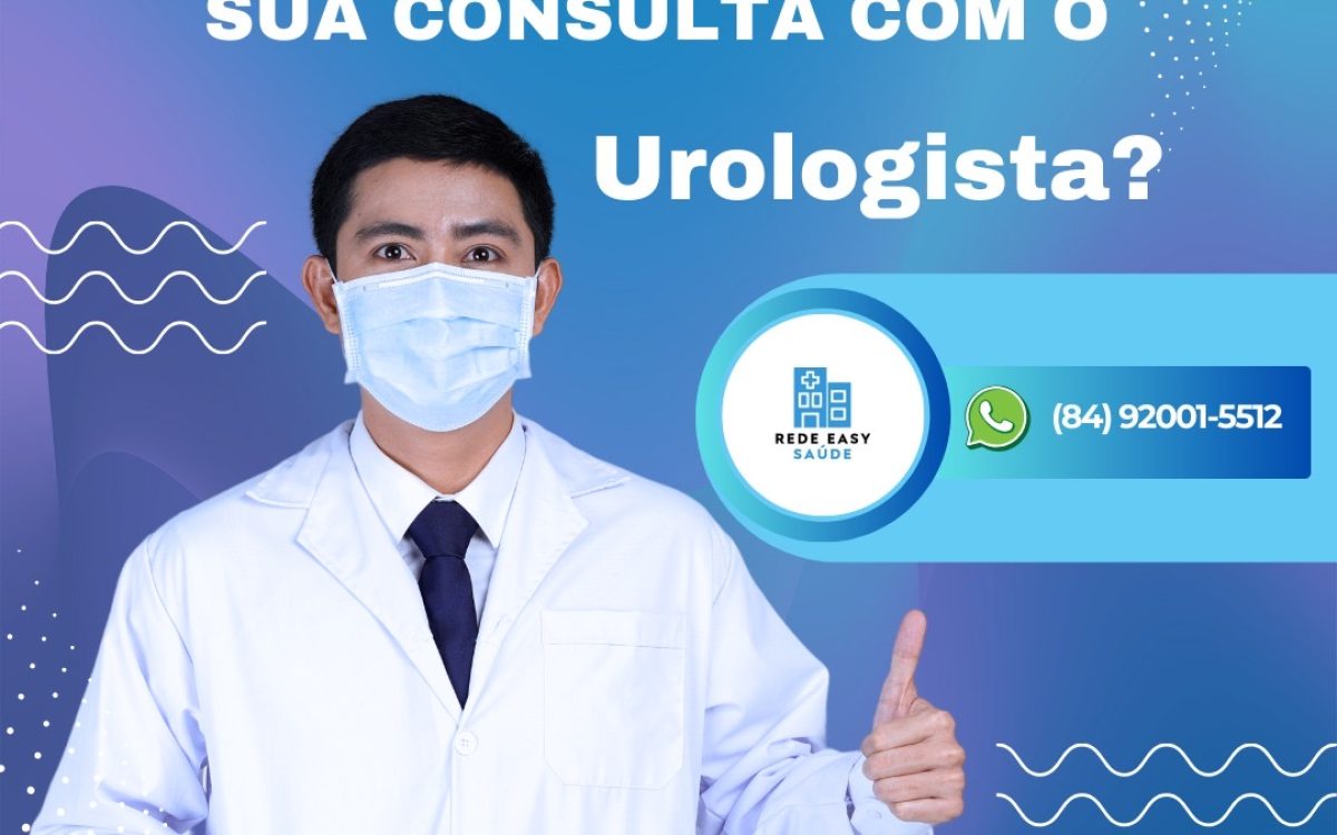 Já marcou sua consulta com o urologista?