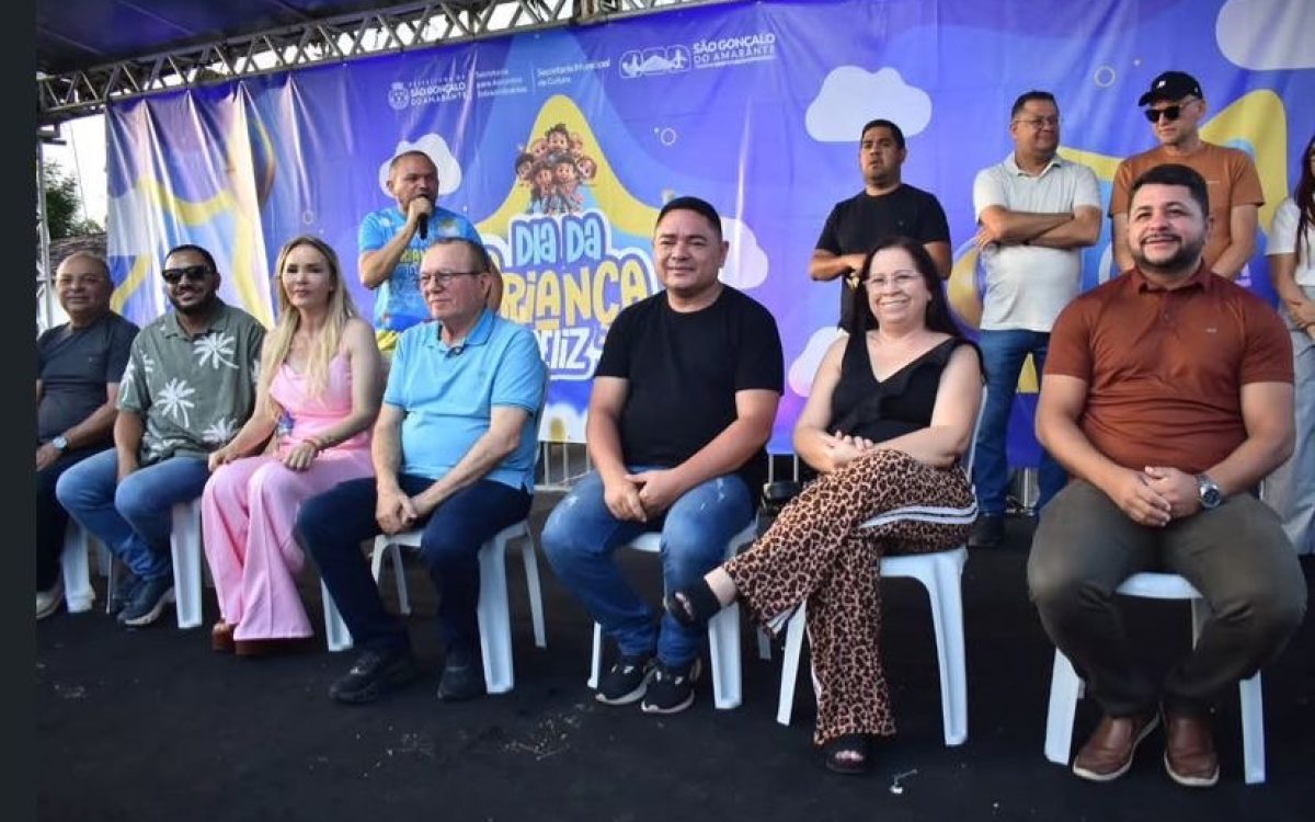 Santo Antônio do Potengi encerra com festa o mês do “Dia da Criança Feliz”
