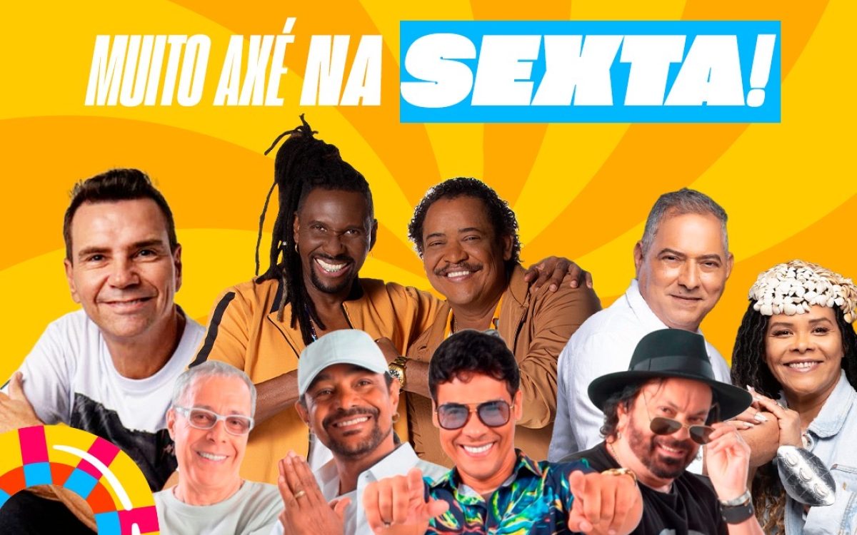 A sexta mais animada é no axé natal