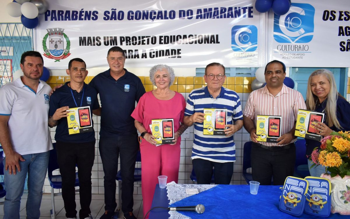 Prefeito Jaime Calado lançou projeto Cultura 10 em São Gonçalo