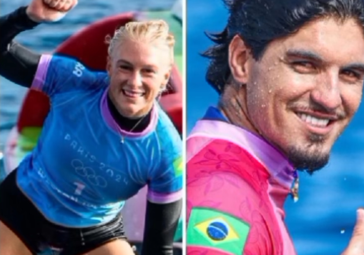 Tati e Medina ganham prata e bronze no surf 🥈 🥉