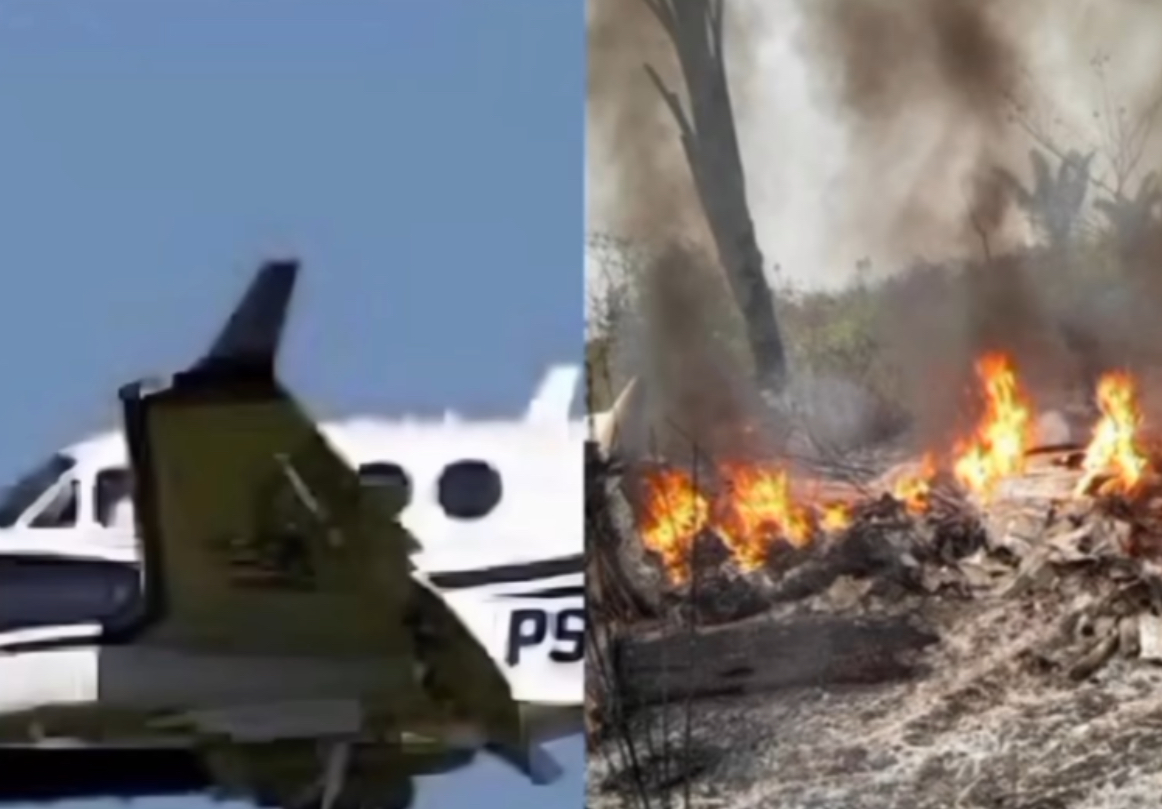 Avião de pequeno porte cai em zona rural de Mato Grosso