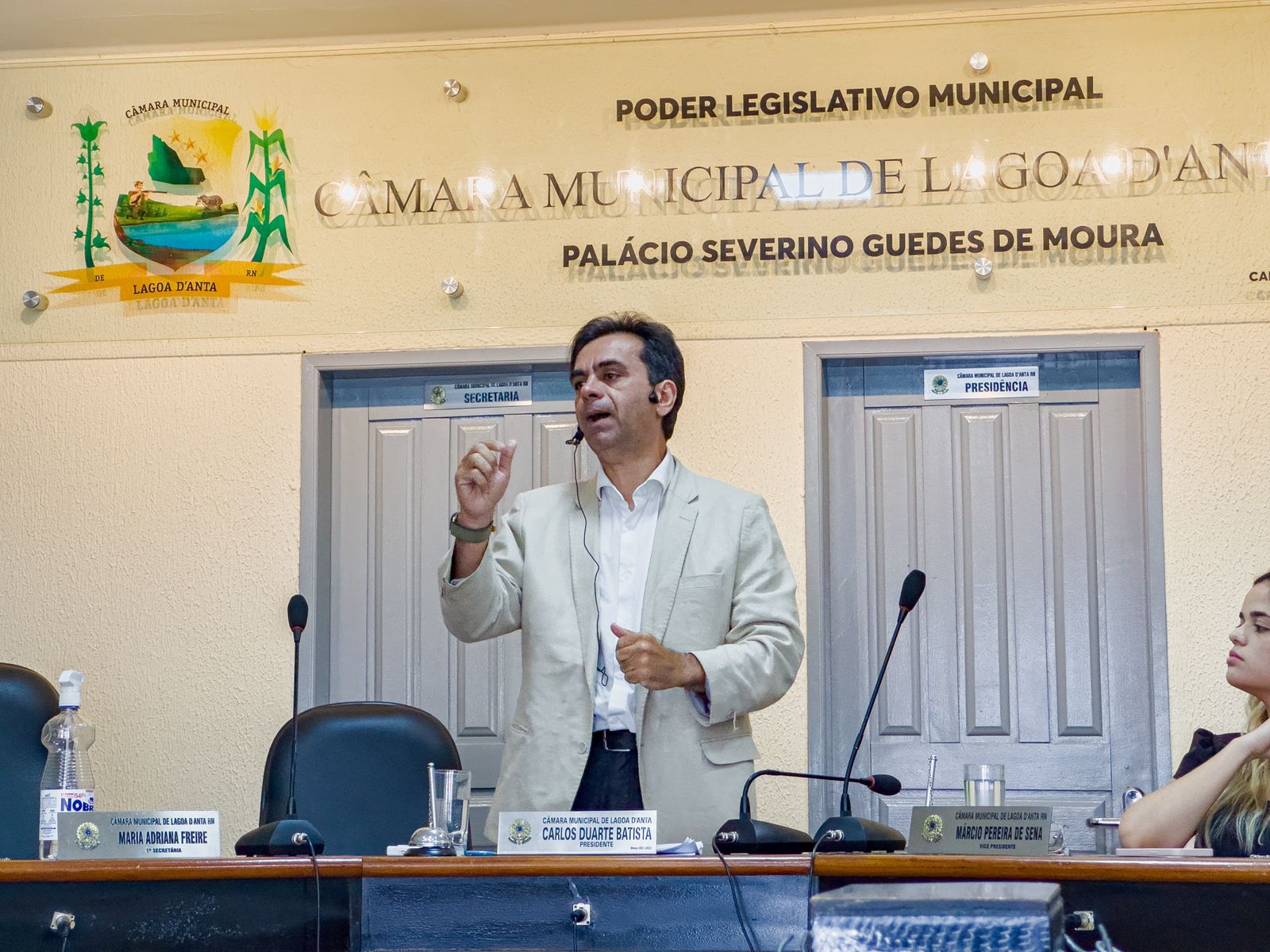 Lagoa D’anta promove aula sobre gestão pública com Godeiro Linhares na Câmara Municipal