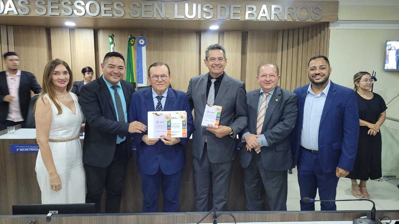 Prefeito eleito Jaime Calado é homenageado com a Comenda Mestre Pedro Guajirú