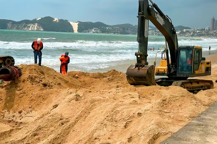 Após Ponta Negra, prefeitura planeja engorda em outras Praias de Natal