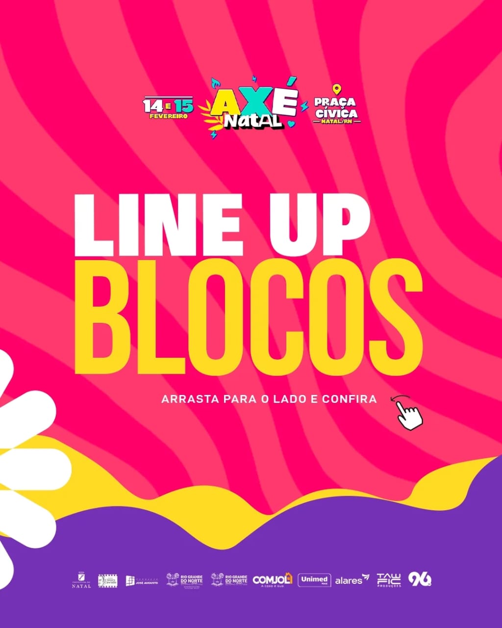 Line Up dos Blocos Axé Natal